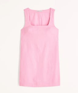 Abercrombie Linen-Blend Wide Strap Mini Dress