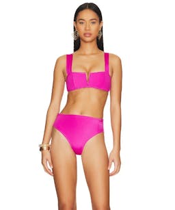 OYE Swimwear High Rise Set in Carnation