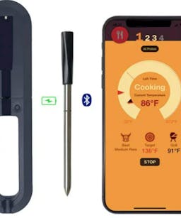 185ft Long Range Smart Wireless Meat Thermometer