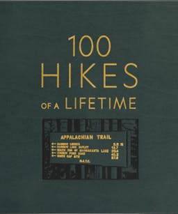 GRAPHIC IMAGE 100 Hikes Of A Lifetime Leather Bound Book