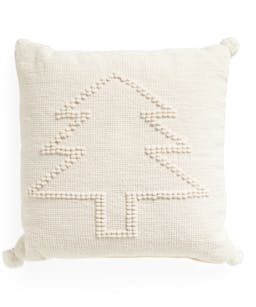 INDIGO HOME INC 20x20 Embossed Tree Pillow