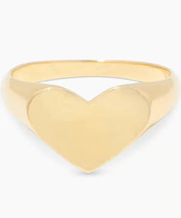 Louise Heart Signet Ring